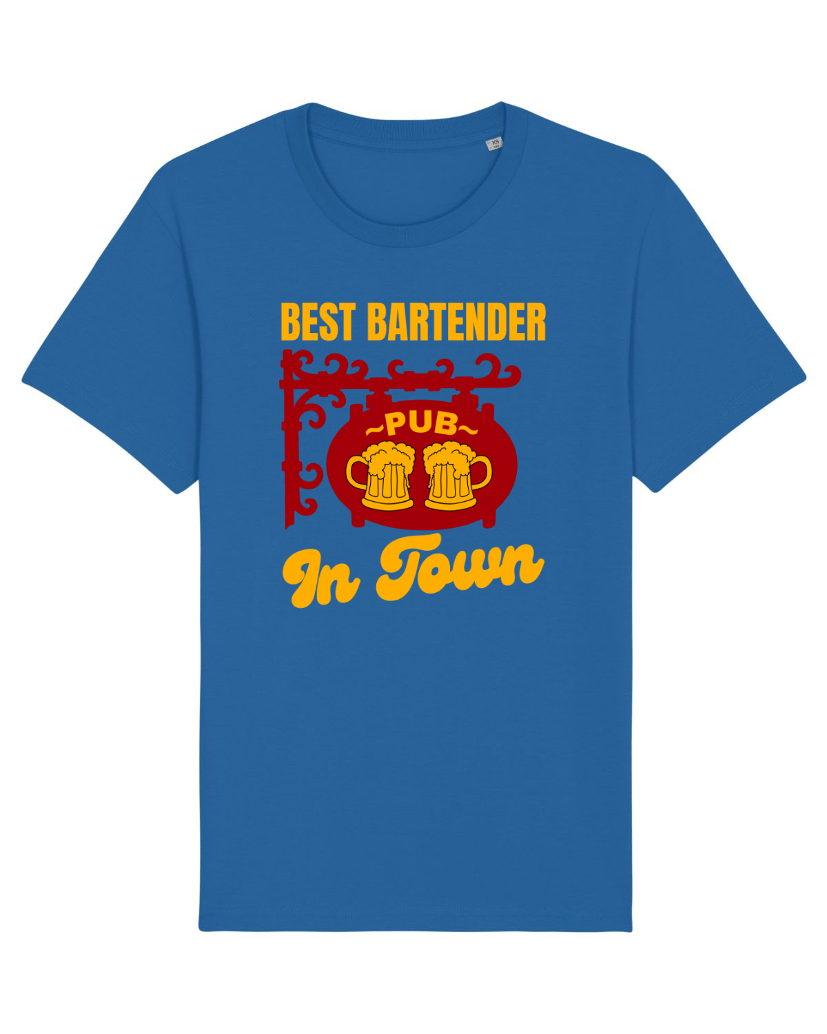 Tricou mânecă scurtă Unisex Rocker Royal Blue