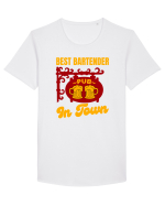 Best Bartender In Town  Tricou mânecă scurtă guler larg Bărbat Skater