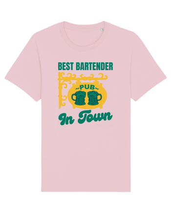 Best Bartender In Town  Cotton Pink