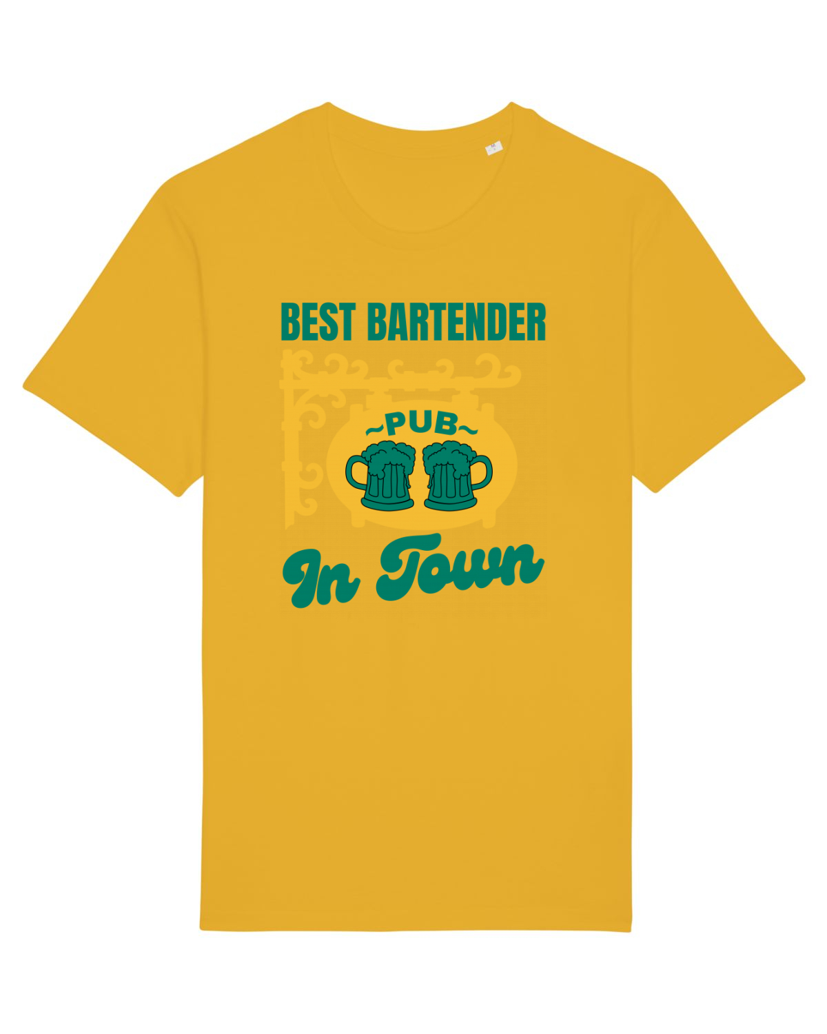 Tricou mânecă scurtă Unisex Rocker Spectra Yellow