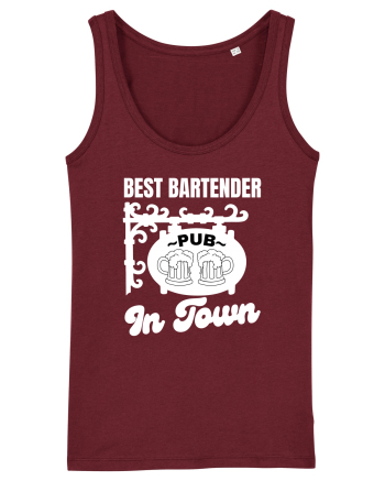 Best Bartender In Town  Burgundy