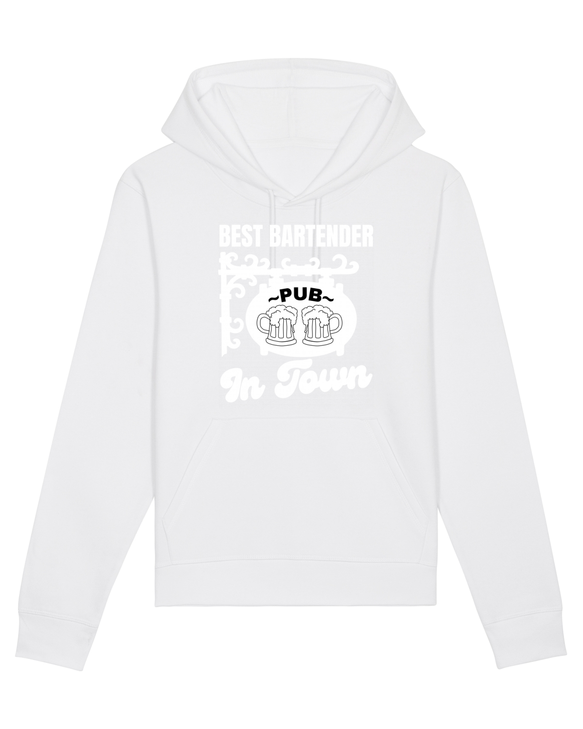Hanorac Unisex Drummer White