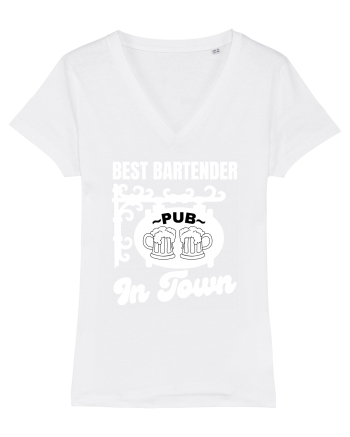 Best Bartender In Town  White