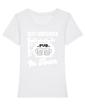 Best Bartender In Town  White
