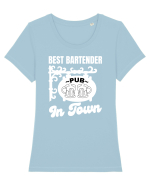 Best Bartender In Town  Tricou mânecă scurtă guler larg fitted Damă Expresser