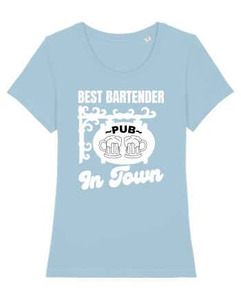 Best Bartender In Town  Sky Blue