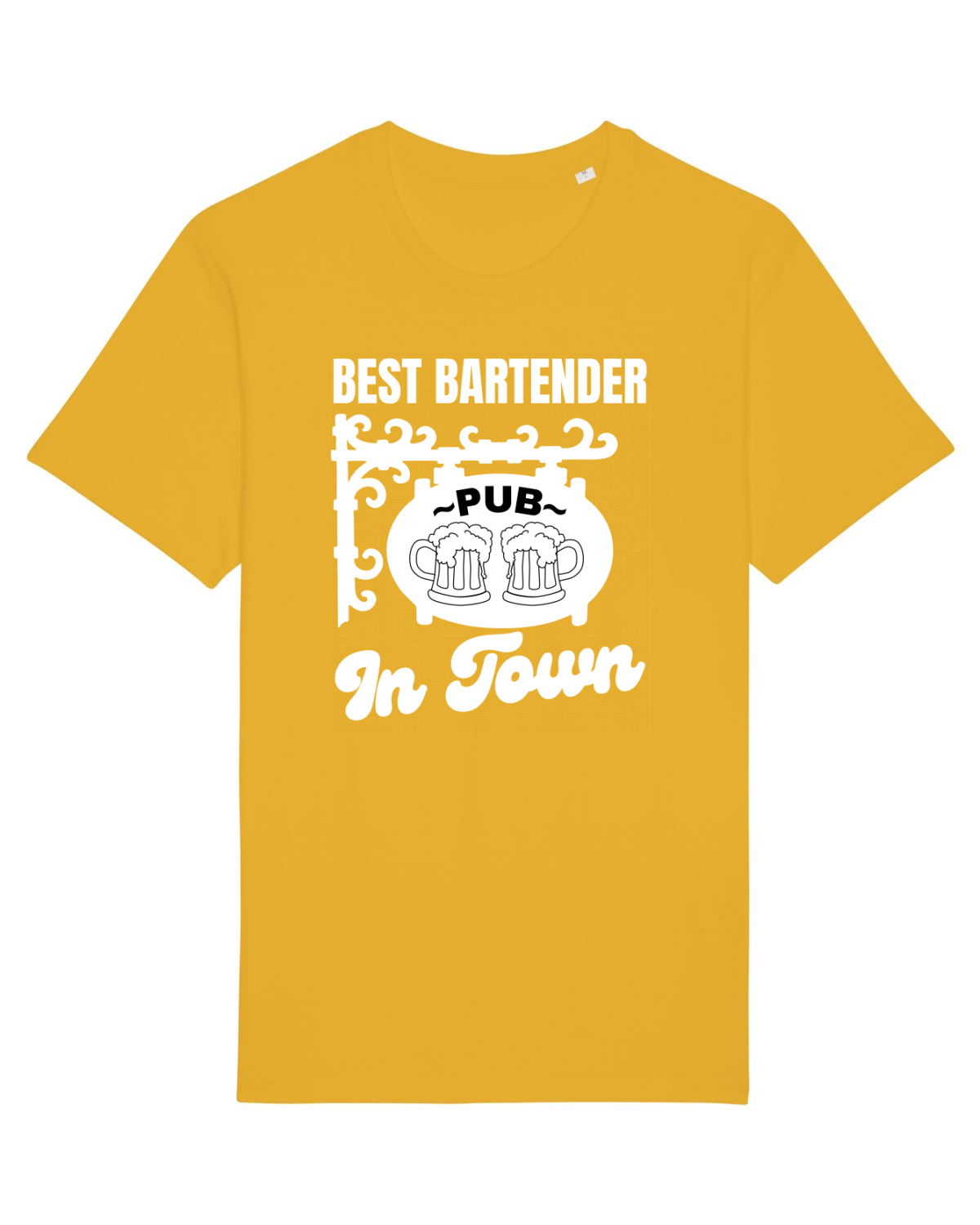 Tricou mânecă scurtă Unisex Rocker Spectra Yellow