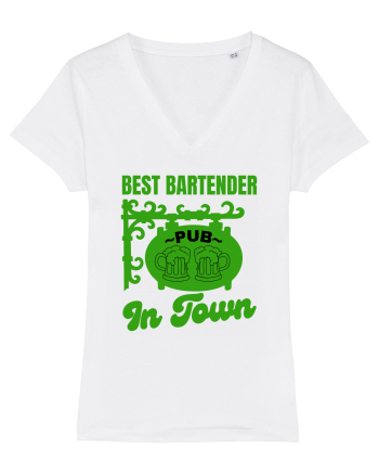 Best Bartender In Town  White
