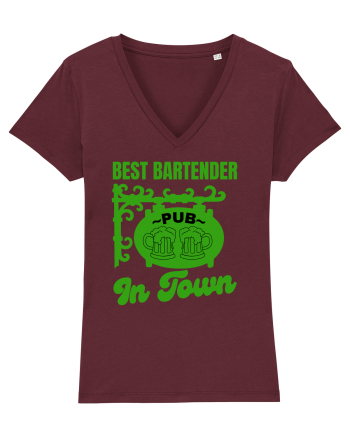 Best Bartender In Town  Burgundy