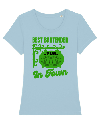 Best Bartender In Town  Sky Blue