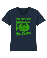 Best Bartender In Town  Tricou mânecă scurtă guler V Bărbat Presenter