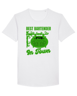 Best Bartender In Town  Tricou mânecă scurtă guler larg Bărbat Skater