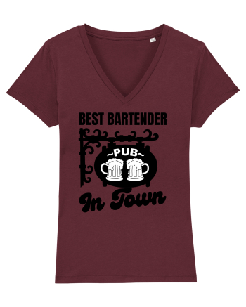 Best Bartender In Town  Burgundy