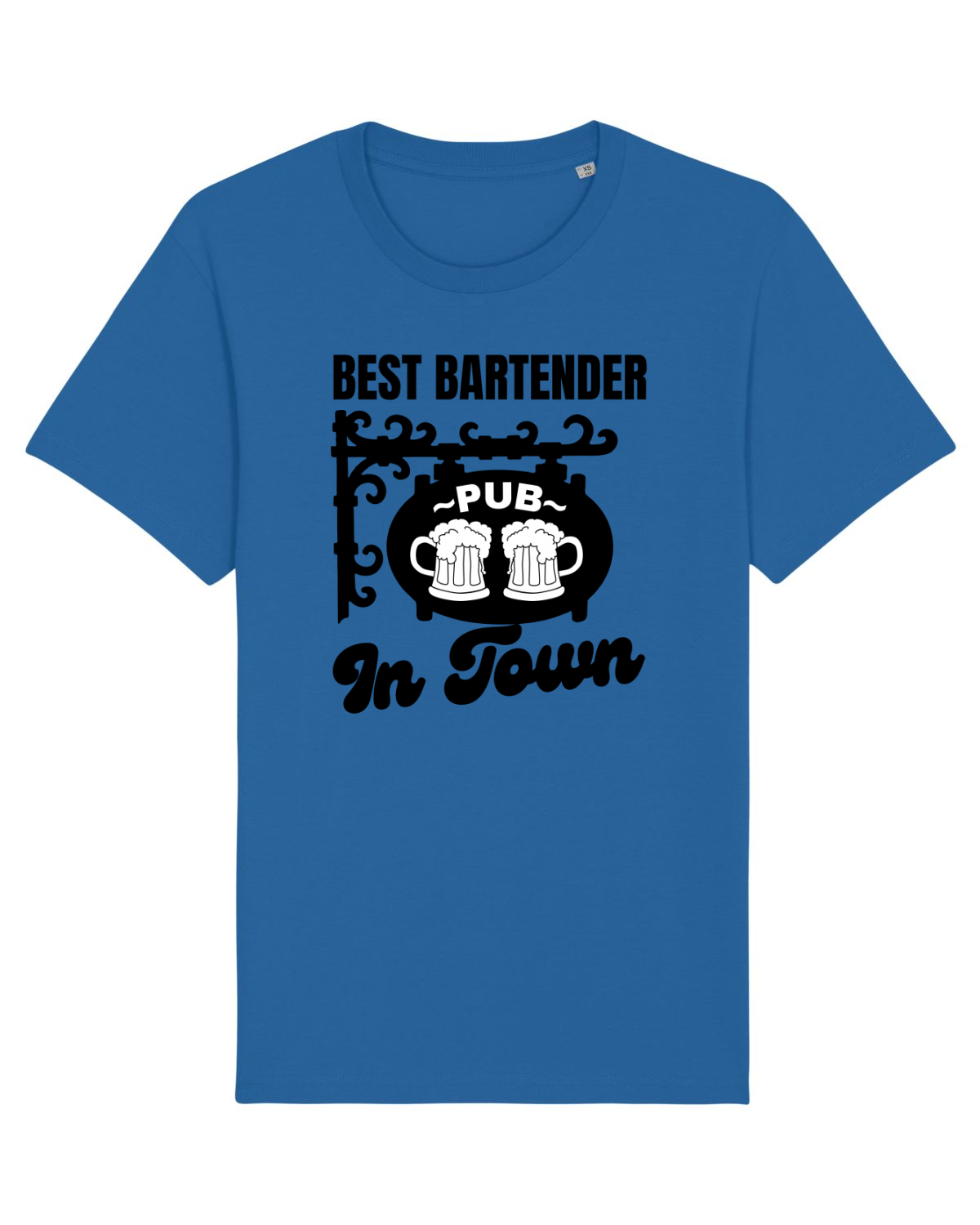 Tricou mânecă scurtă Unisex Rocker Royal Blue