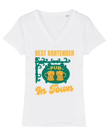 Best Bartender In Town  White