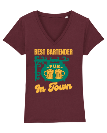 Best Bartender In Town  Burgundy