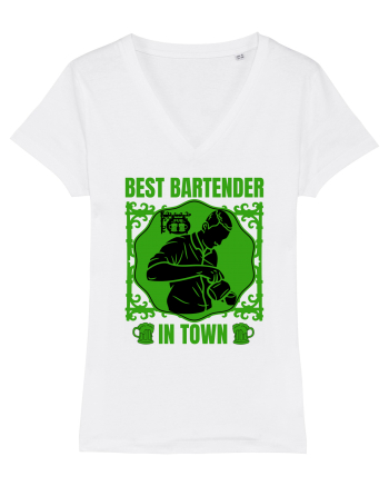 Best Bartender In Town  White