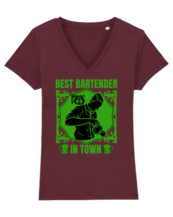 Best Bartender In Town  Burgundy