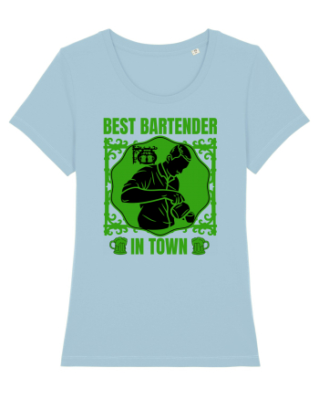 Best Bartender In Town  Sky Blue