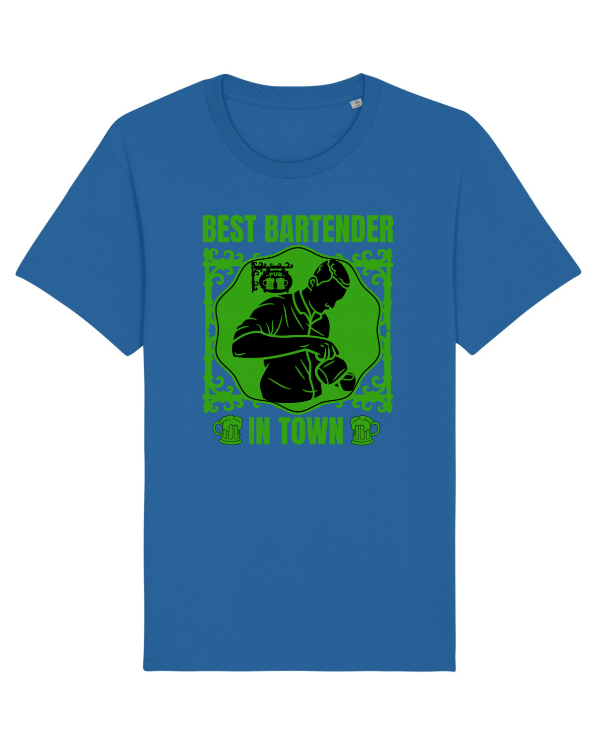 Tricou mânecă scurtă Unisex Rocker Royal Blue