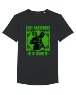 Best Bartender In Town  Tricou mânecă scurtă guler larg Bărbat Skater
