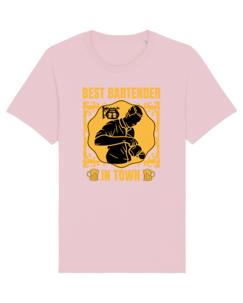 Best Bartender In Town  Cotton Pink