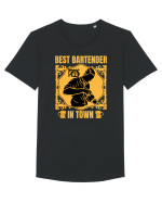 Best Bartender In Town  Tricou mânecă scurtă guler larg Bărbat Skater
