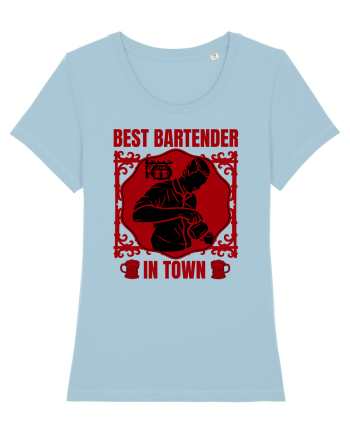 Best Bartender In Town  Sky Blue