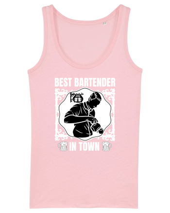 Best Bartender In Town  Cotton Pink