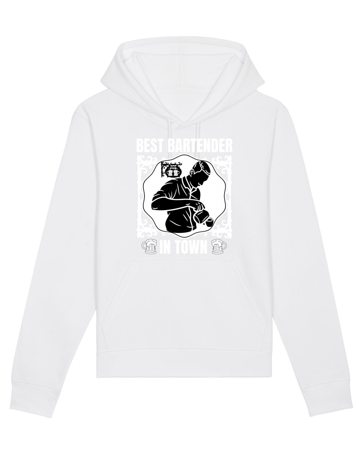 Hanorac Unisex Drummer White