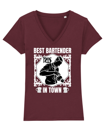Best Bartender In Town  Burgundy