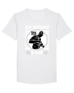 Best Bartender In Town  Tricou mânecă scurtă guler larg Bărbat Skater