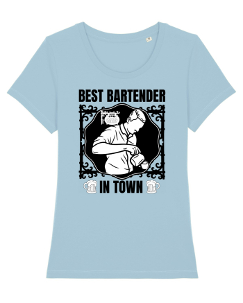 Best Bartender In Town  Sky Blue