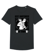 Best Bartender In Town  Tricou mânecă scurtă guler larg Bărbat Skater