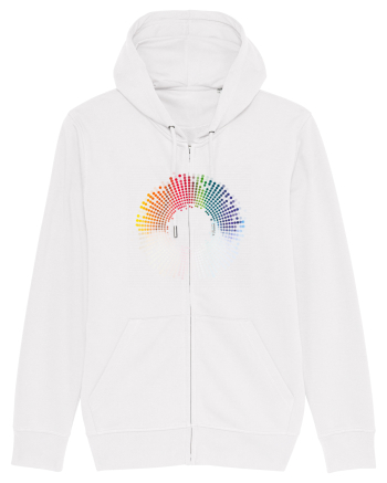 Visual equalizer White