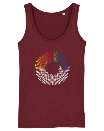Visual equalizer Burgundy