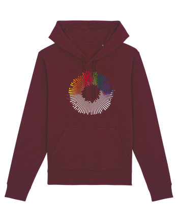 Visual equalizer Burgundy