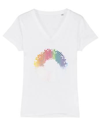 Visual equalizer White