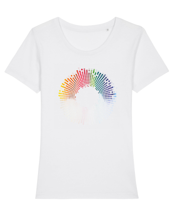 Visual equalizer White