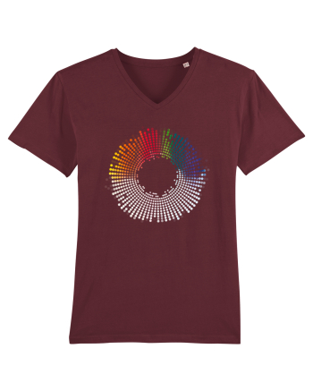 Visual equalizer Burgundy