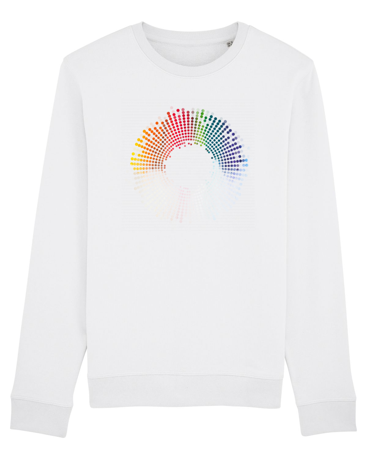 Bluză mânecă lungă Unisex Rise White