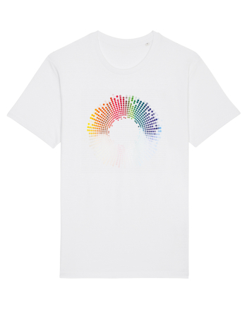 Visual equalizer White