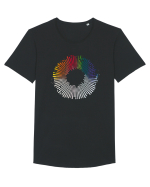 Visual equalizer Tricou mânecă scurtă guler larg Bărbat Skater