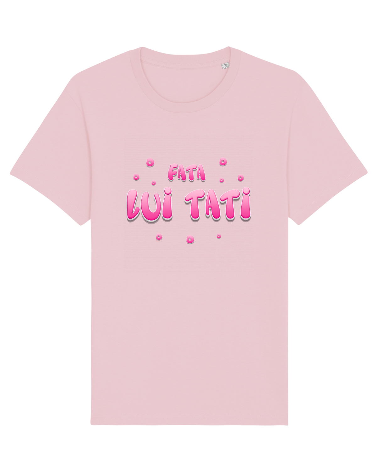 Tricou mânecă scurtă Unisex Rocker Cotton Pink