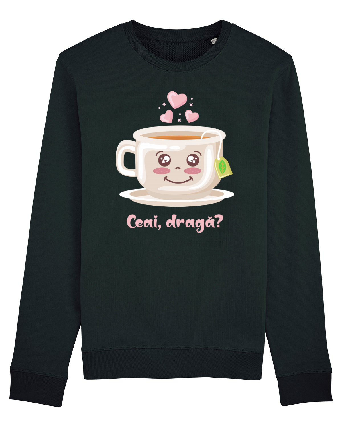 Bluză mânecă lungă Unisex Rise Black