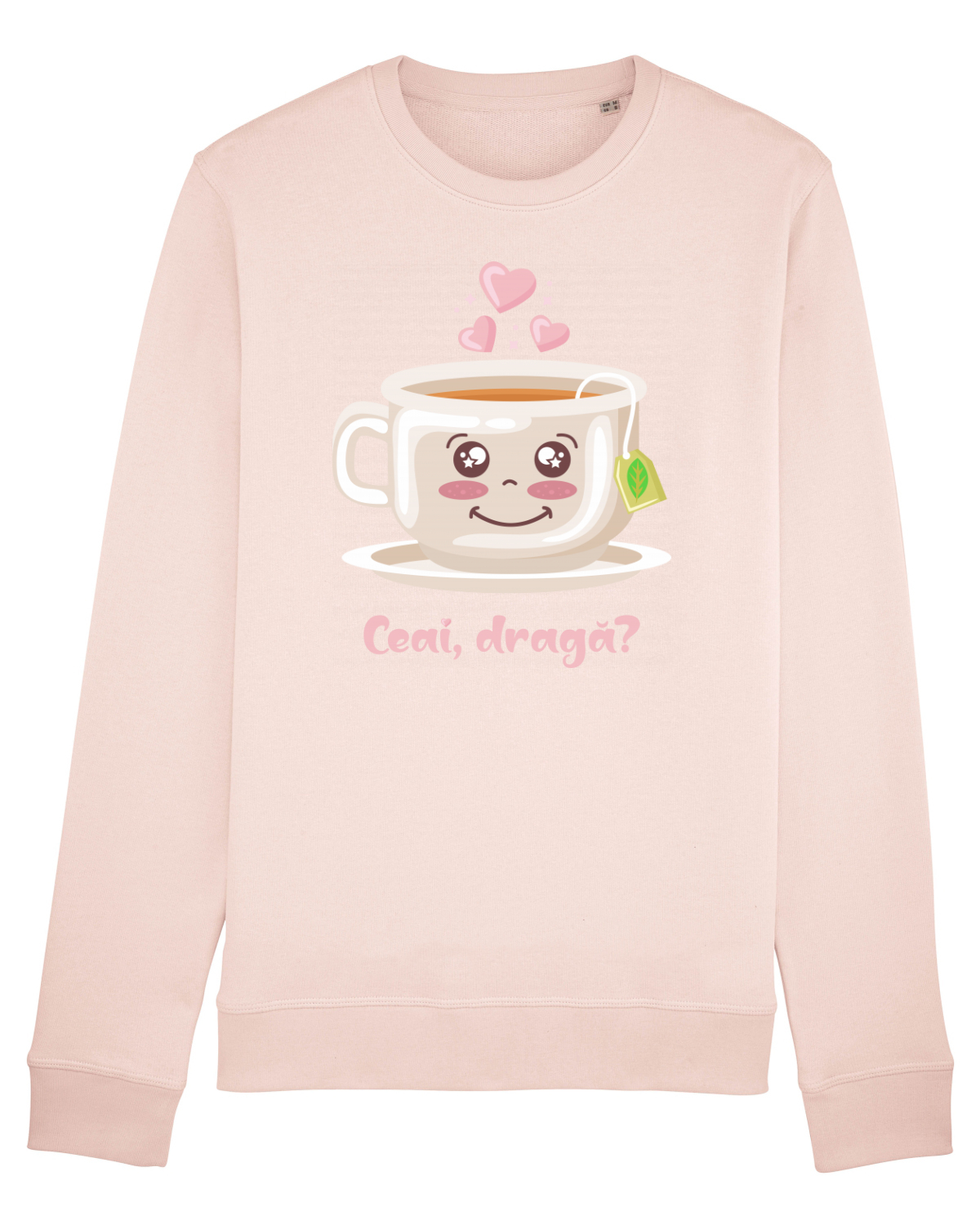 Bluză mânecă lungă Unisex Rise Candy Pink