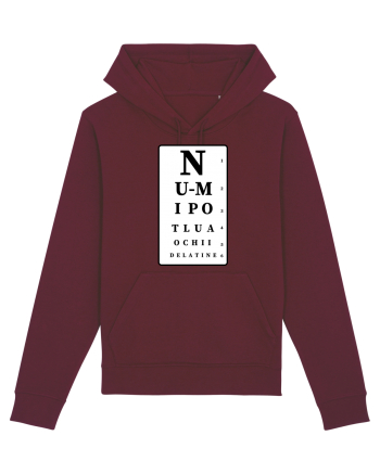 Nu-mi pot lua ochii de la tine Burgundy