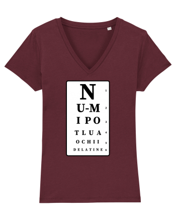 Nu-mi pot lua ochii de la tine Burgundy