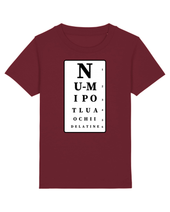 Nu-mi pot lua ochii de la tine Burgundy