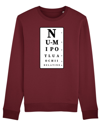 Nu-mi pot lua ochii de la tine Burgundy